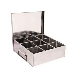 steel spice box