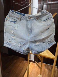 🇮🇳Freedom Sale🇮🇳Ripped Denim Shorts