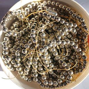 Silver beads