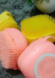 Silicone Body Scrubber Bath Brush PACK OF 2