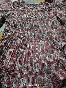 Pink Printed Top