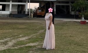 Elegant Pink Ethnic Gown