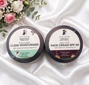 Pilgrim Squalane Glow Moisturizer & Face Cream SPF