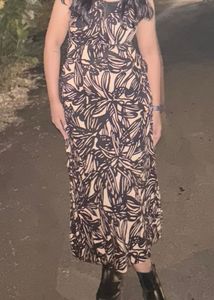 Floral Print Sundress with pockets