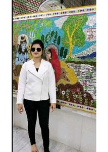 Quilted White Jacket