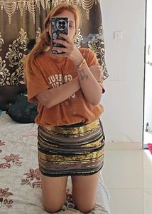 Sequin Mini Skirt