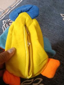 vintage 2007 Mattel duck plush toy pouch