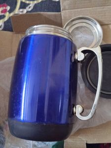 beautiful Blue Mug with Handle