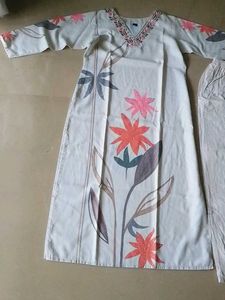 Floral Print Kurta Set