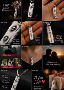 Personalized Bar Pendant Necklace