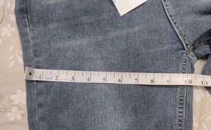 Grey Wide Leg Jeans