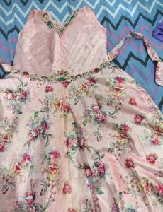 Floral Print Pink Dress