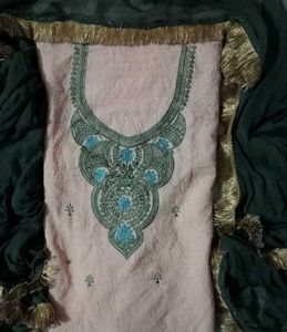 Embroidered Kurta with Dupatta