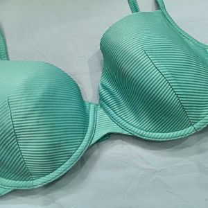 Mint Green❤️ big size Ribbed Bikini Top