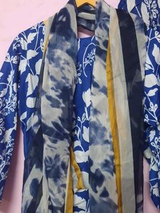 patchwork printed suit