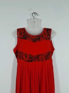 Red Long Dress For Women's
