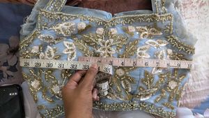 Ready To Wear Stiched Blouse Handwork Saree