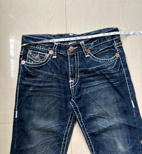 Designer Flared Blue Jeans