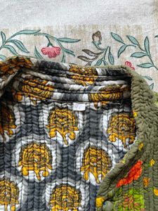 Boho Quilted Floral Vest