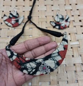Fabric Jewelry Set