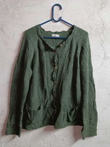 Women's Winter Fashion Cardigan Sweater Green 💚