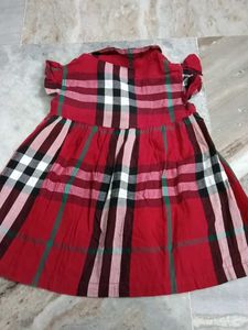 Chic Plaid Baby Dress