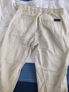 Men's Casual Linen Trouser Khaki