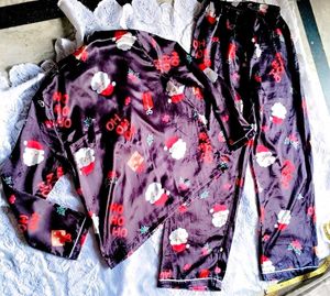 Christmas satin pajama set 👍