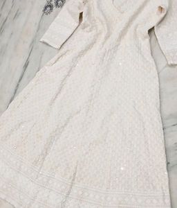 Aline Off White Kurti