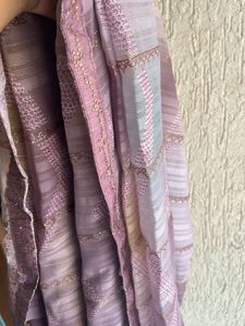 Elegant Striped Saree