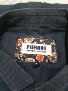 Men's Navy Blue Casual Shirt