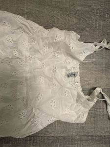 White Eyelet Camisole Top