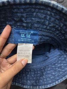 Distressed Denim Bucket Hat