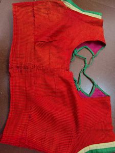 Red Ethnic Blouse