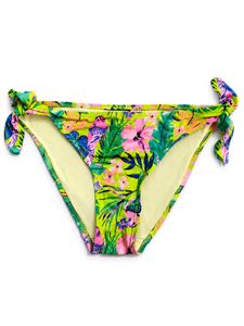 Vibrant Tropical Print Bikini Bottoms