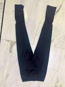 Combo of Black Workout Tights with HRX Active crop