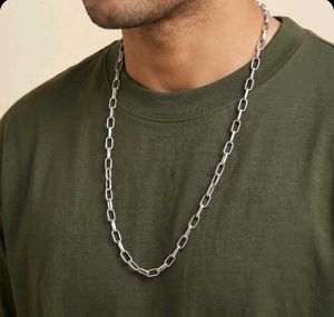 silver orion cable chain for men