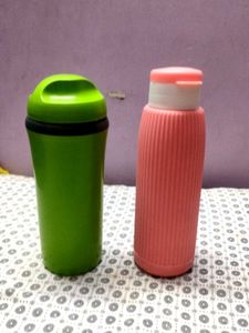 Pink & Green Water Bottles