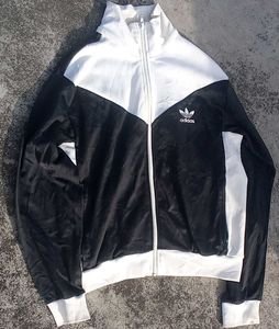 Adidas Black&amp; white track Jacket