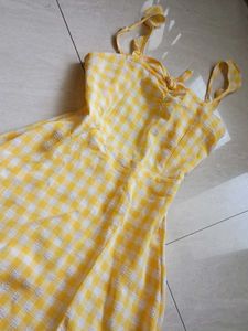 Yellow Gingham Sundress