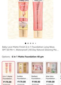 Baby Love Matte Foundation 6 in 1