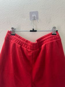 H&amp;M Red Fleece Trousers