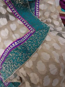 Designer Brasso Saree
