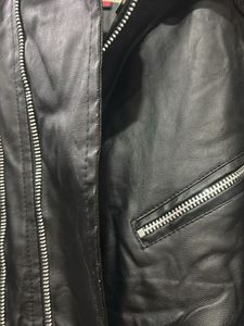Stylish Black Faux Leather Jacket
