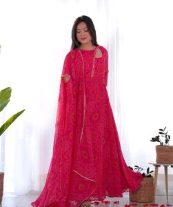 8 Mtr Fully Flair Anarkali Gown