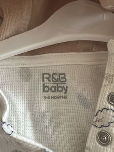 Cute Bear Print Baby Bodysuit