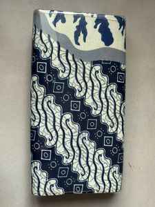 Blue and white Wallet from BALI