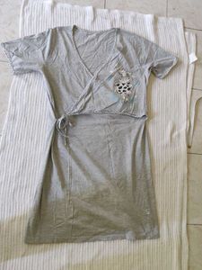 Cute Cow Print Pajama Dress