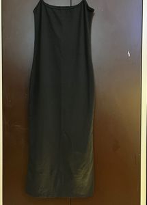 Elegant Black Sleeveless Maxi Dress – Size L