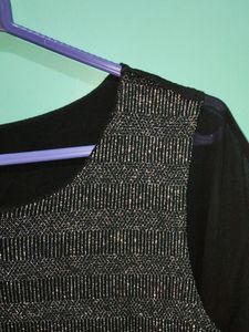 Sparkly Black Party Top